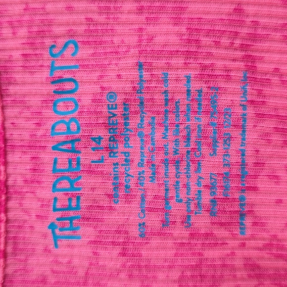 THEREABOUTS BRAND GIRLS PINK FLORAL & PEACH SUMMER TANK TOPS SIZE LARGE 14 - Picture 10 of 14